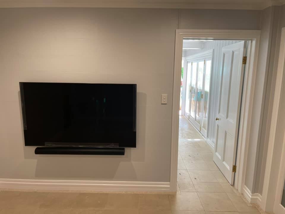 Sony Bravia Tv paired with the Sonos Arc sound bar