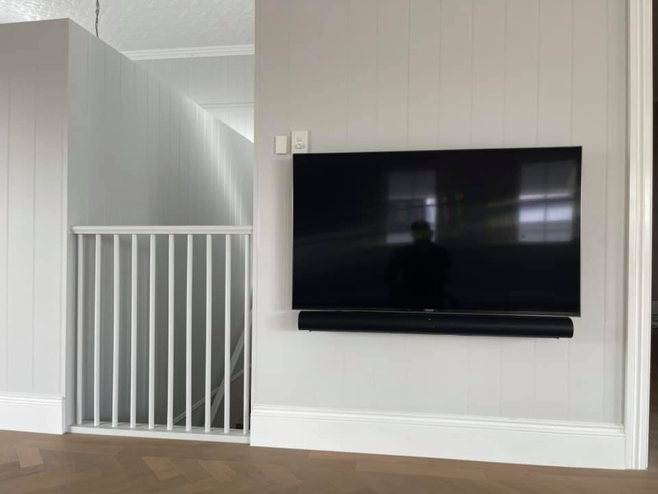 Sony Bravia Tv paired with the Sonos Arc sound bar